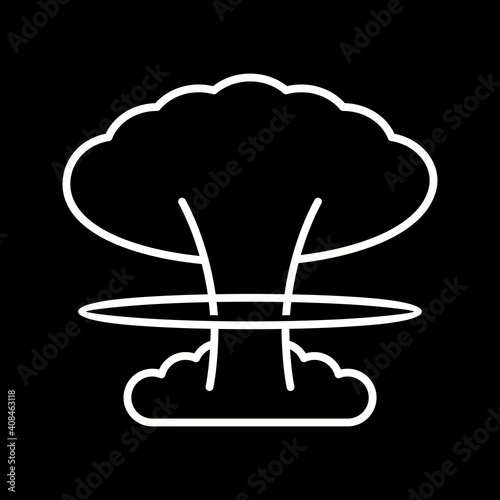 Unique Explosion Vector Line Icon