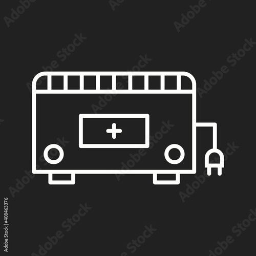 Unique Convector Line Vector Icon