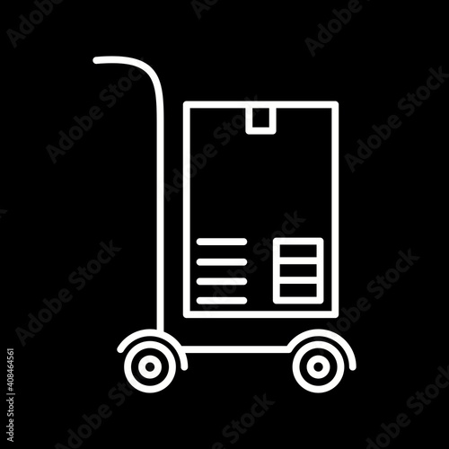 Unique Carry Package Vector Line Icon