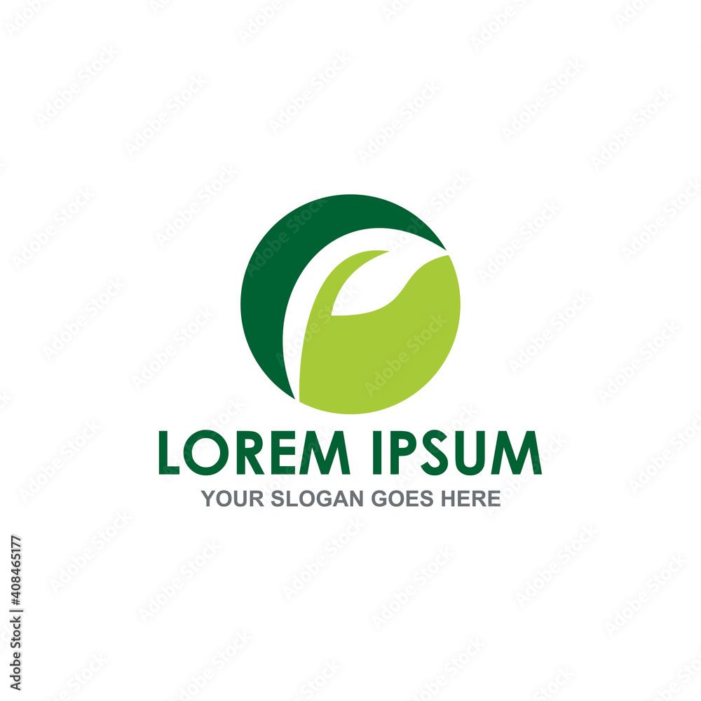 nature leaf logo vector image