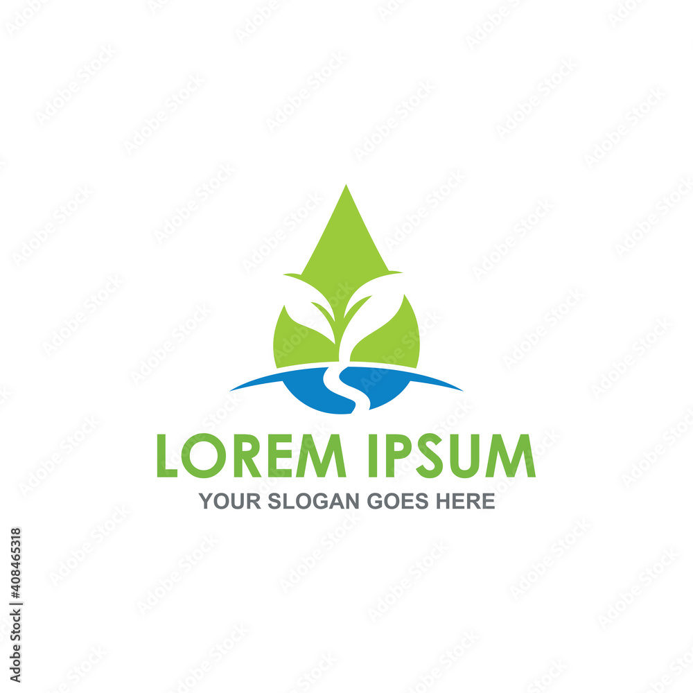 abstract nature logo vector image abstract nature logo vector image