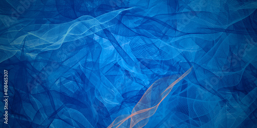 abstract colorful blue fractal background
