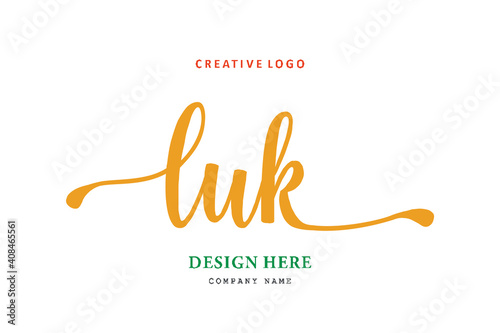 LUK  lettering logo is simple, easy to understand and authoritative
