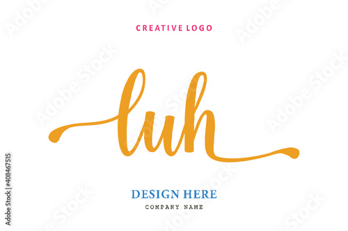LUH  lettering logo is simple, easy to understand and authoritative