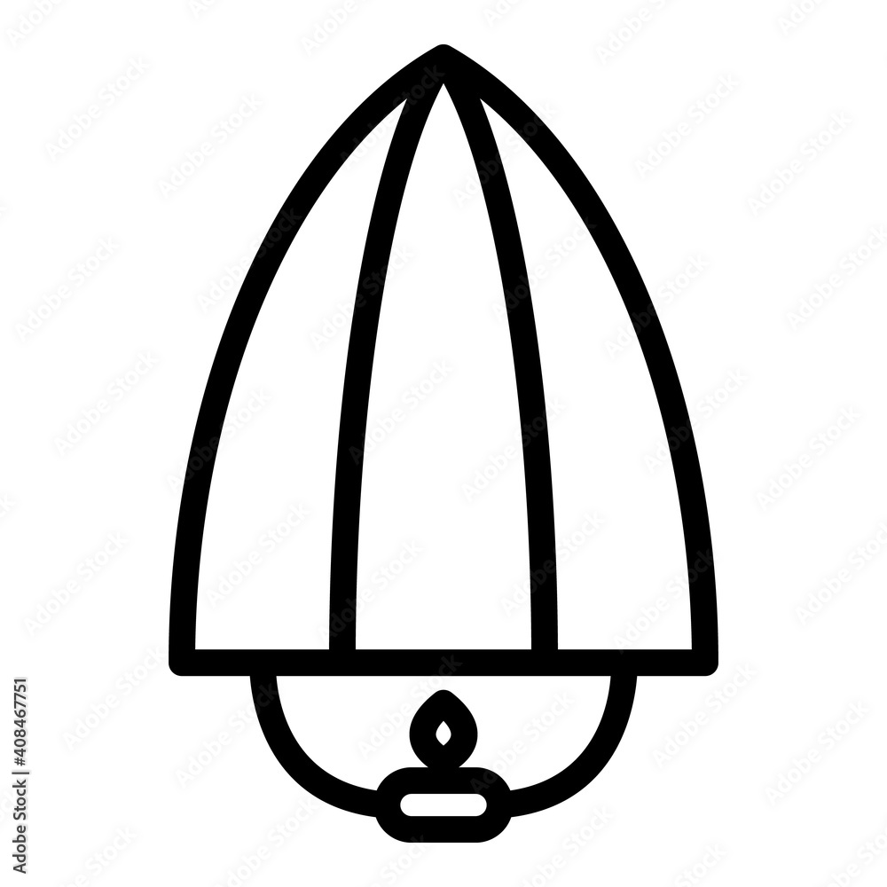Wish floating lantern icon. Outline wish floating lantern vector icon for web design isolated on white background Wish floating lantern icon. Outline wish floating lantern vector icon for web design isolated on white background