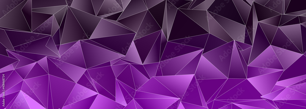 Obraz premium Abstract Low-Poly background. triangulated texture. Design 3d. Polygonal geometrical pattern. Triangular modern style