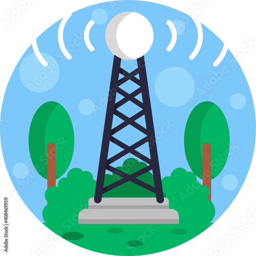 Mass media related icon. News Broadcasting Icon
