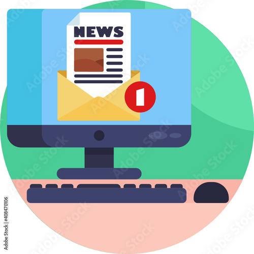 Mass media related icon. News Broadcasting Icon