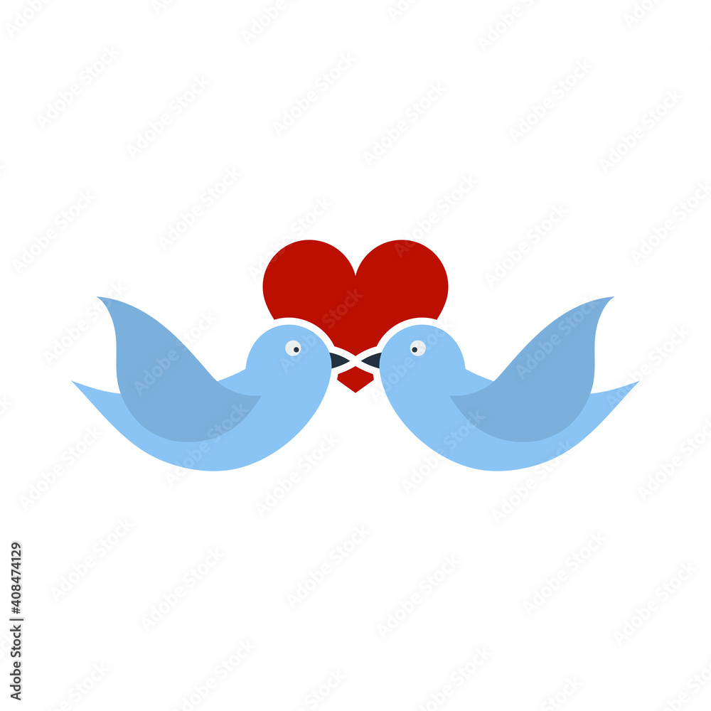 Dove With Heart Icon Dove With Heart Icon