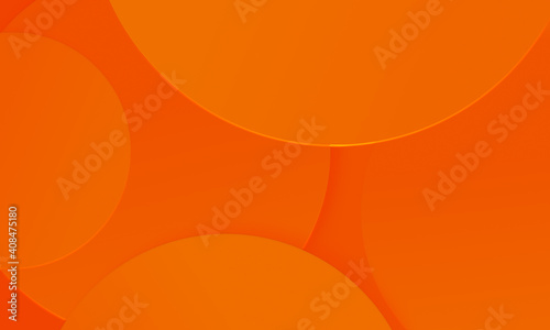 Circles orange texture background. Simple modern design use for summer holiday concept.