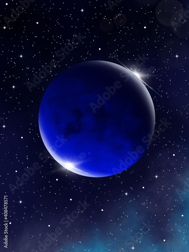 planet earth in space