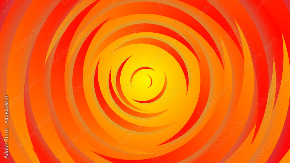Orange yellow circles abstract background.3D illustration with paper cut style. Orange yellow circles abstract background.3D illustration with paper cut style.