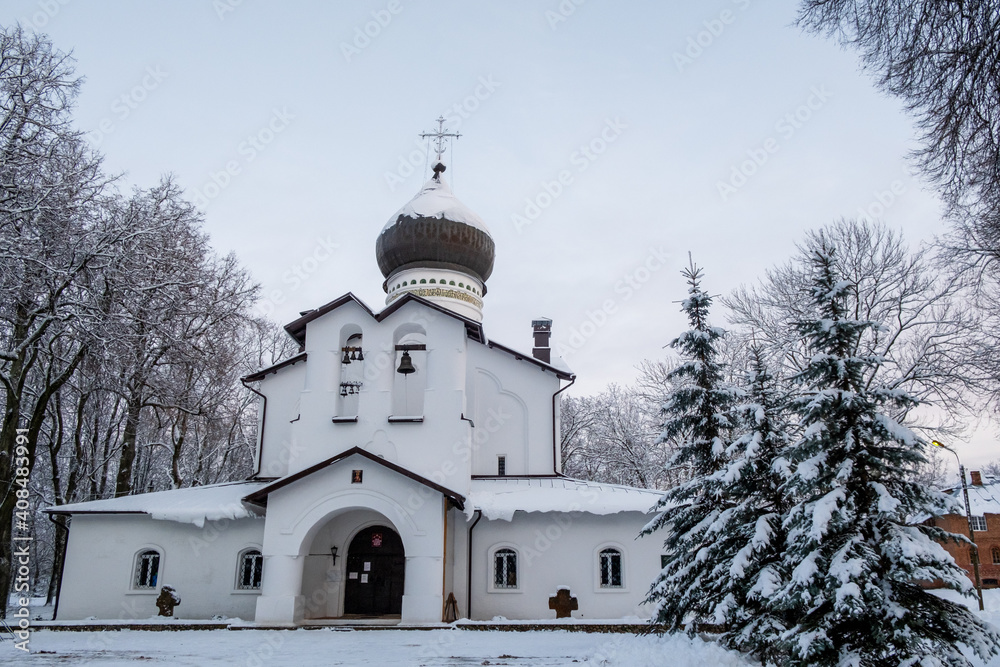 Beautiful Gdov Kremlin. Beautiful Gdov Kremlin.