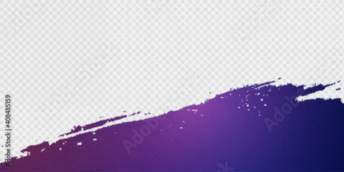 Grunge purple brush stroke effect