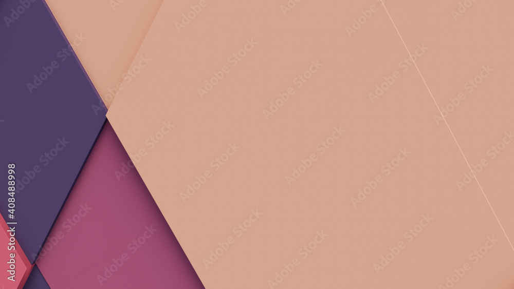 Multicolored tech background, with a geometric 3D structure. Clean, pastel colored design with simple, modern forms. 3D render Multicolored tech background, with a geometric 3D structure. Clean, pastel colored design with simple, modern forms. 3D render