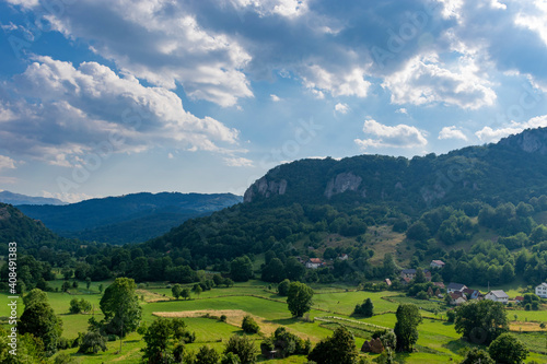 Fototapeta Naklejka Na Ścianę i Meble -  landscape with mountains