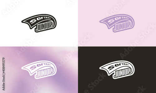 Emblem for softball junior league