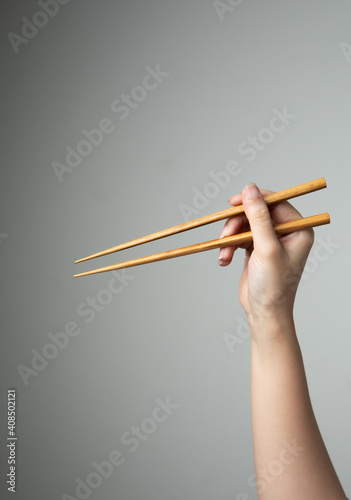 hand chopstick asian japanese chinese food style traditional