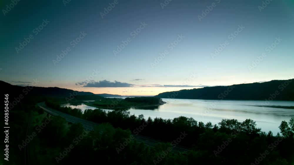 Columbia River Gorge time lapse Columbia River Gorge time lapse