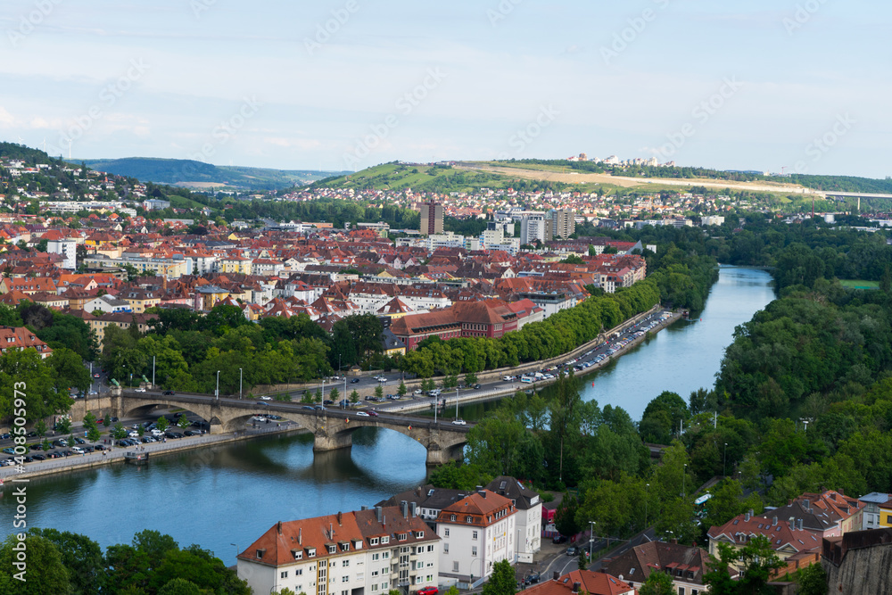 panorama of a city in germany
