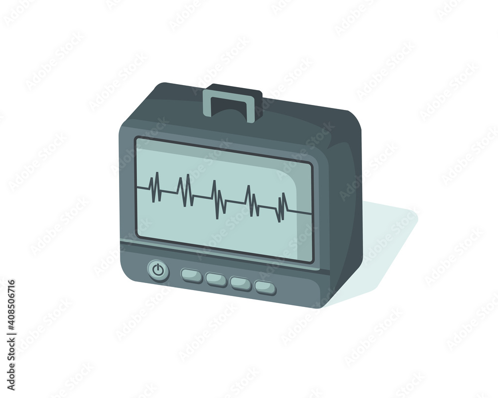 Heart rate monitor medical equipment. Patient monitor medical device Heart rate monitor medical equipment. Patient monitor medical device