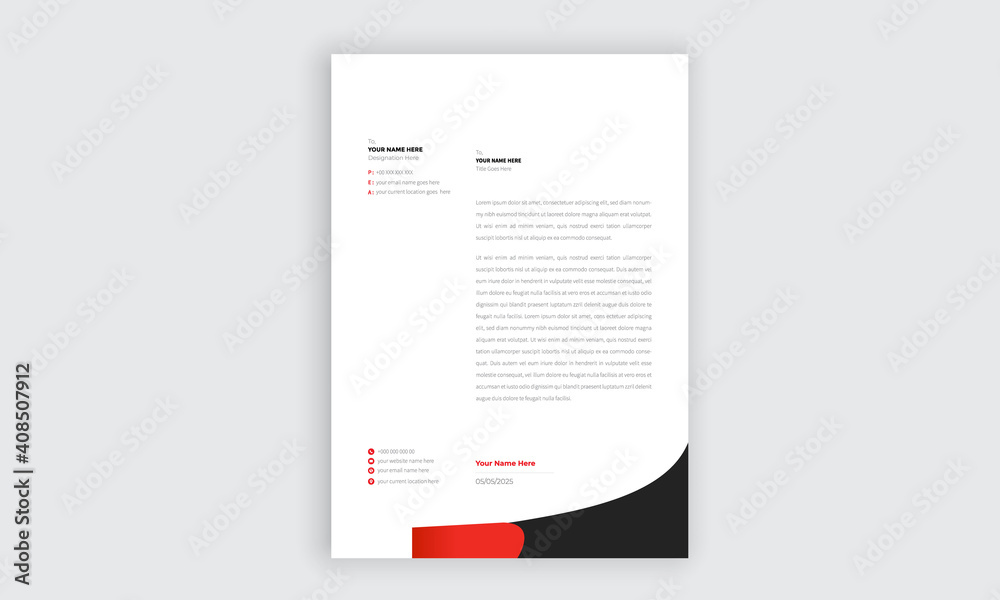 creative modern letter head templates for your project design with standard sizes. creative modern letter head templates for your project design with standard sizes.