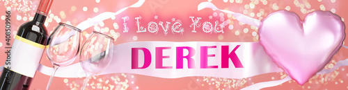 Fotografie I love you Derek - wedding, Valentine's or just to say I love you celebration ca