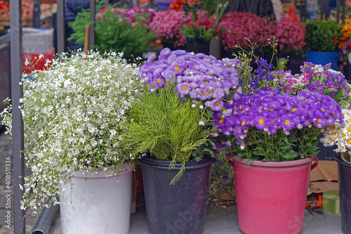 Bucket of flowers