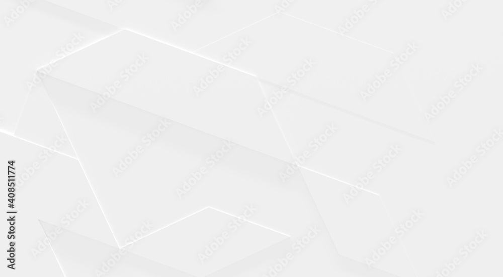 White Futuristic Background (3d Illustration) White Futuristic Background (3d Illustration)