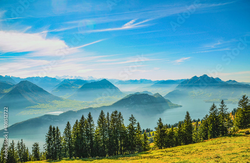 Vierwaldstättersee von oben