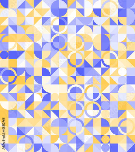 Colorful geometric pattern. Triangle surface textures. Low poly design.