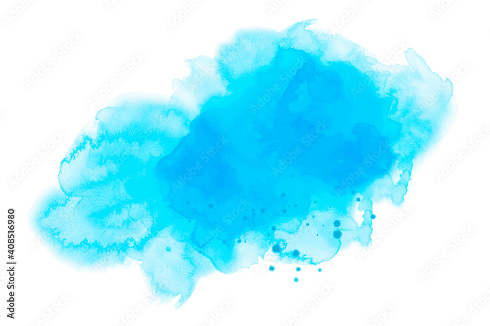 Watercolor Background - blue - 1
