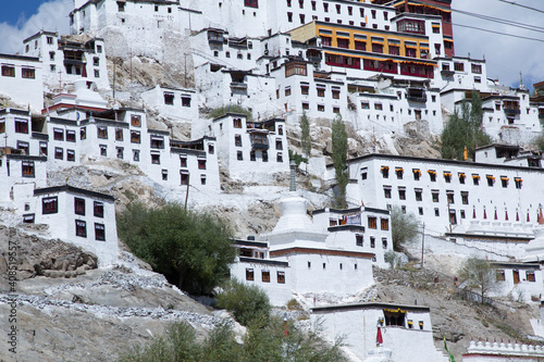Beautiful city of ladakh in himalayas , india 