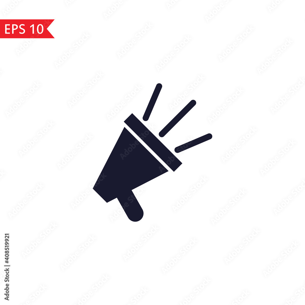 Megaphone loudspeaker icon Vector Megaphone loudspeaker icon Vector