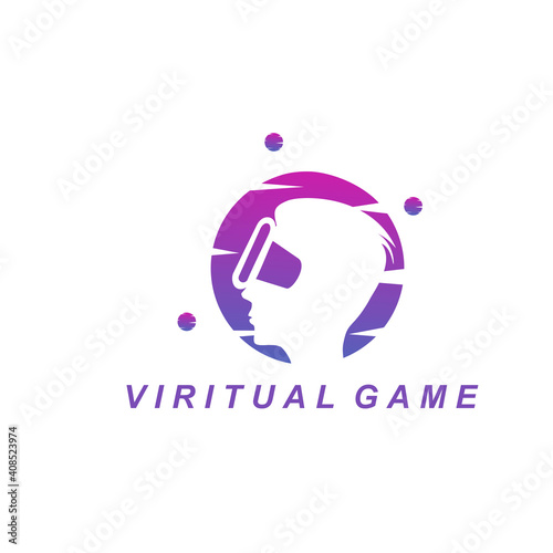 A virtual logo design template 