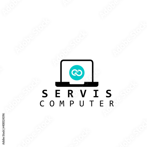 Logo design servis computer 
