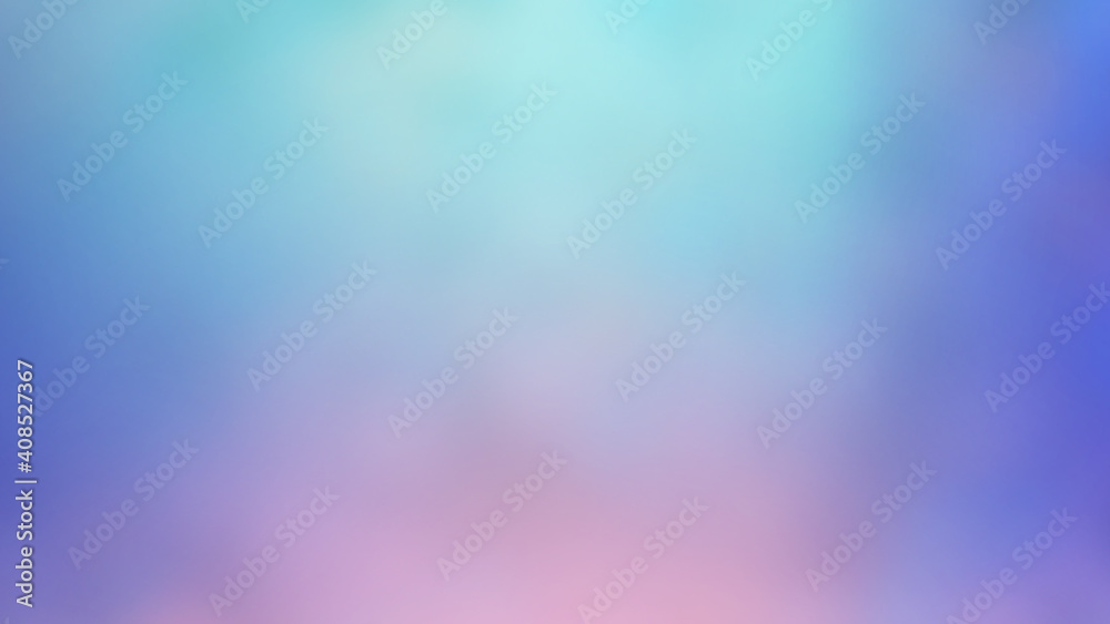 Abstract digital background with smooth gentle multicolored gradients