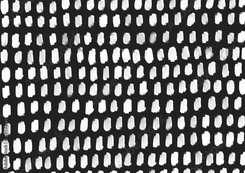 筆のテクスチャの手描き風の白いドットのイラスト素材