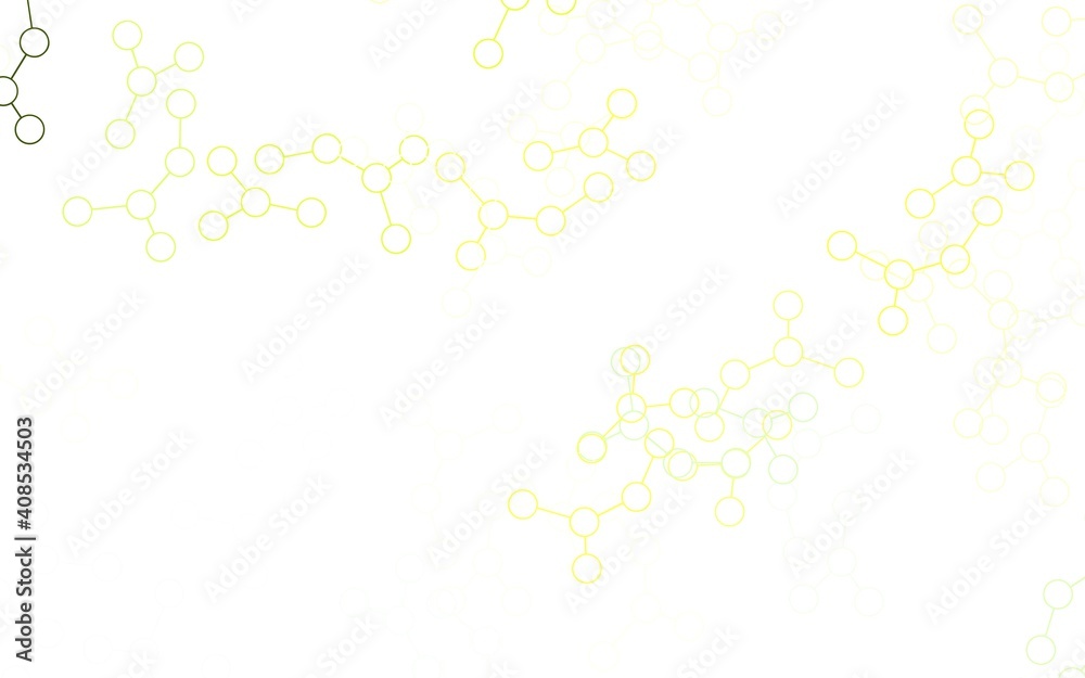 Light Green, Yellow vector background with forms of artificial intelligence. Light Green, Yellow vector background with forms of artificial intelligence.