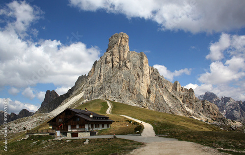 Passo Giao in Dolomites Italy photo