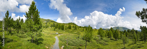 Landschaft Nockberge in Kärnten / Österreich photo