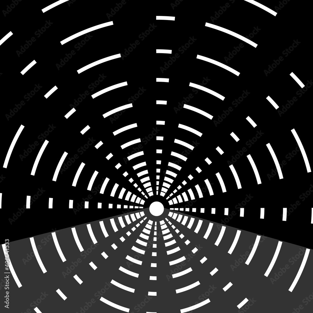 Fototapeta premium tunnel of light Dark Tunnel way to the light is background for mystery or way to reach target