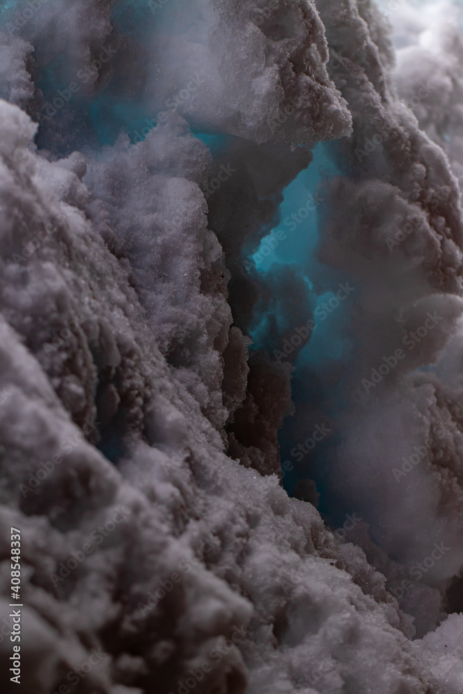 Winter texture, snow background macro shoot	