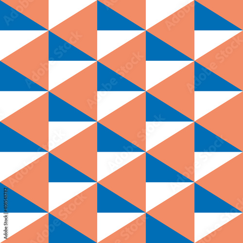 Decorative Scandinavian geometric modern pattern for the background, tile, textiles, socks. It is assembled from modular parts. Vector. Seamless.