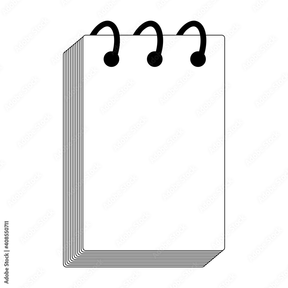 tear off calendar vector blank white tear off wall calendar vector