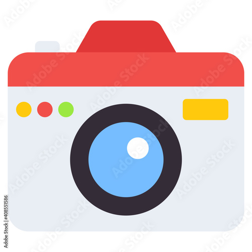 Photographic equipment, flat design of camera