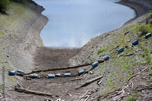 Urfttalsperre bei Niedrigwasser photo