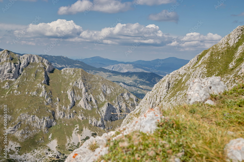  National park Durmitor, Montenegro. Mountains landscape.