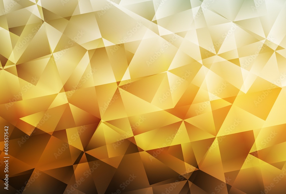 Light Blue, Yellow vector polygon abstract background. Light Blue, Yellow vector polygon abstract background.