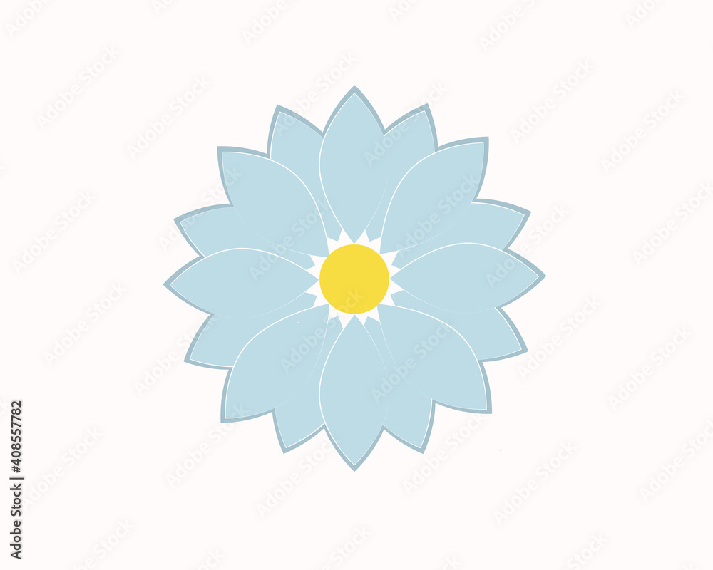 Flat flower icon. Nature, parks. Vector Flat flower icon. Nature, parks. Vector